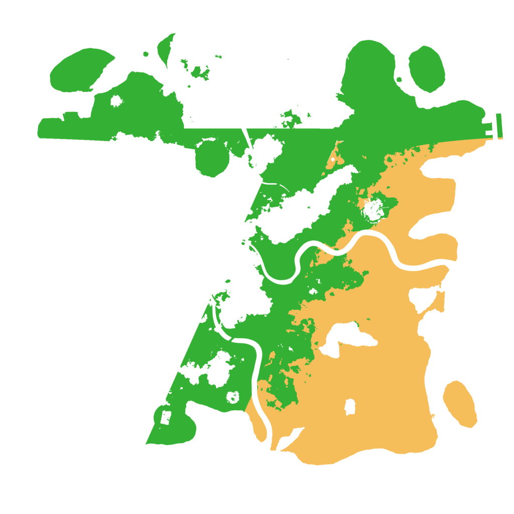 Biome Rust Map: Procedural Map, Size: 4000, Seed: 145547