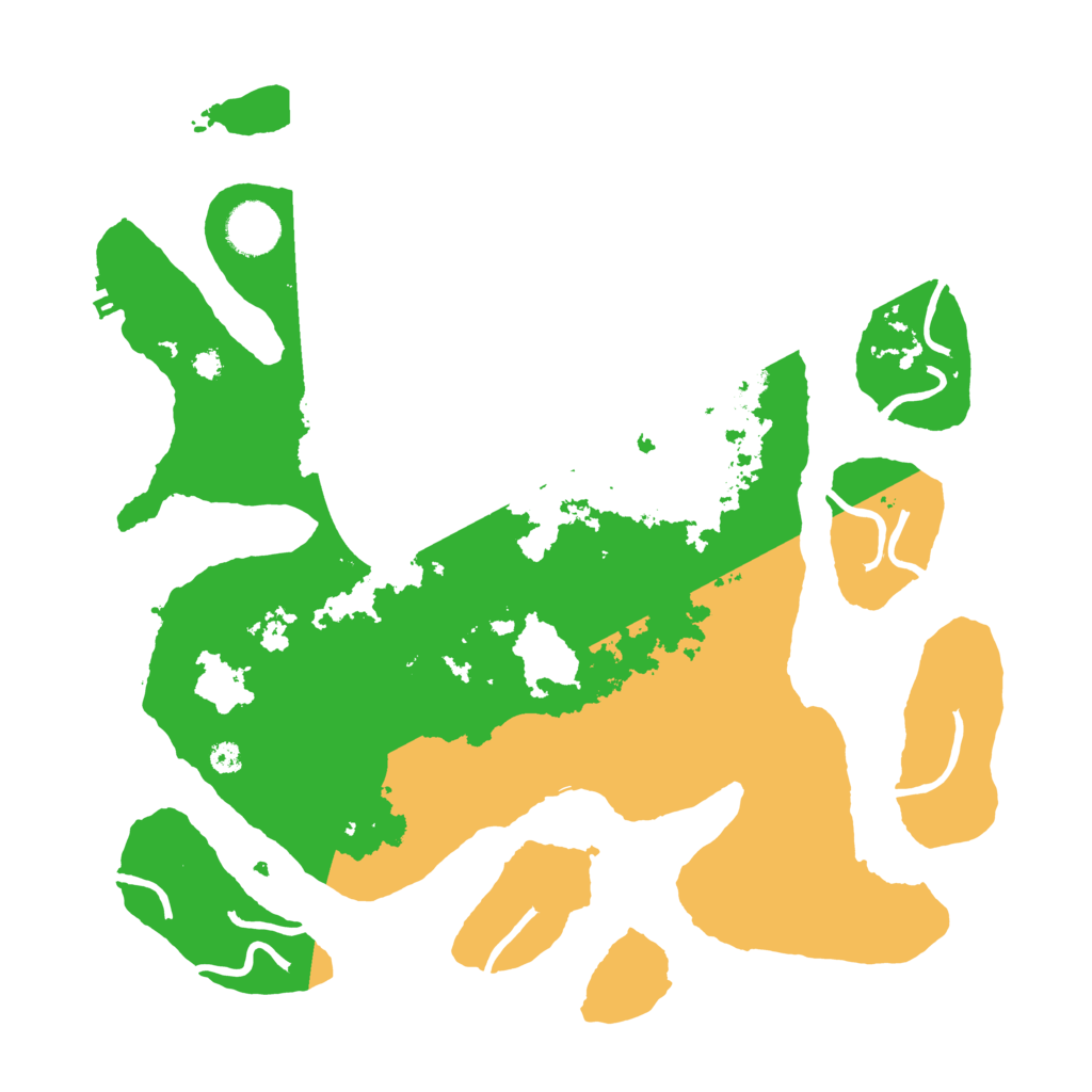 Biome Rust Map: Procedural Map, Size: 3550, Seed: 830354