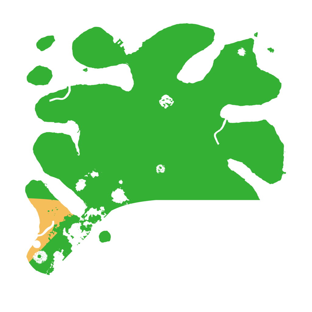 Biome Rust Map: Procedural Map, Size: 3550, Seed: 460399