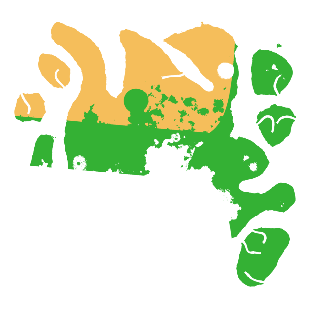 Biome Rust Map: Procedural Map, Size: 3500, Seed: 193699778