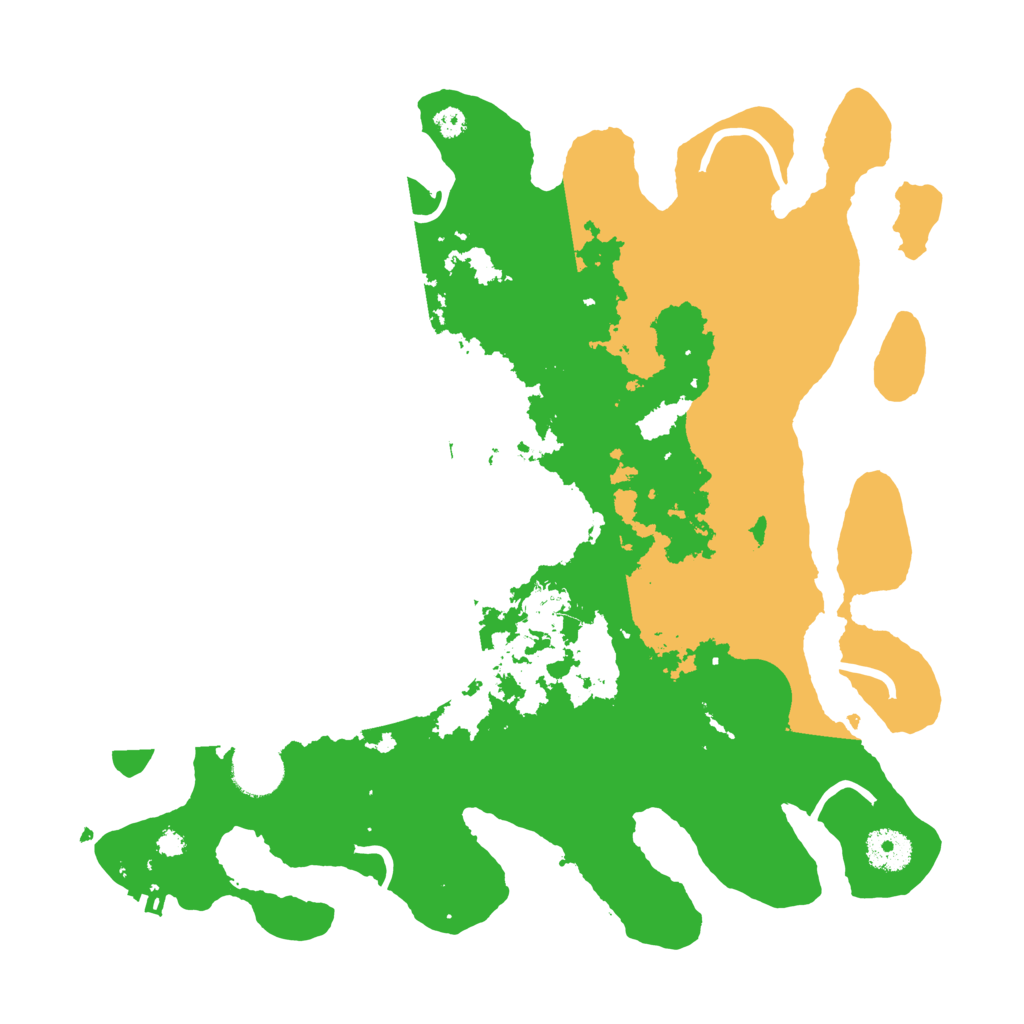 Biome Rust Map: Procedural Map, Size: 3500, Seed: 681351263
