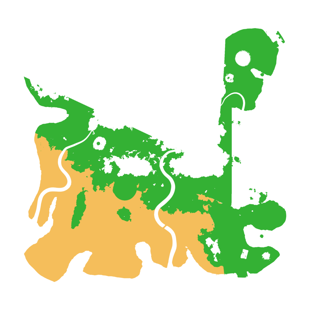 Biome Rust Map: Procedural Map, Size: 3550, Seed: 546887