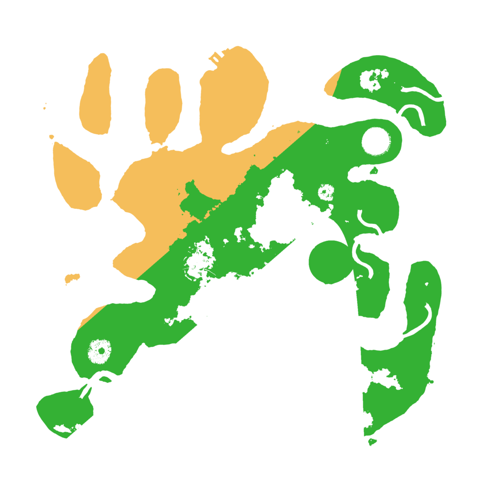 Biome Rust Map: Procedural Map, Size: 3100, Seed: 55397