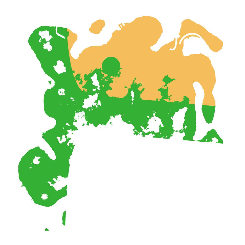 Biome Rust Map: Procedural Map, Size: 3550, Seed: 651766