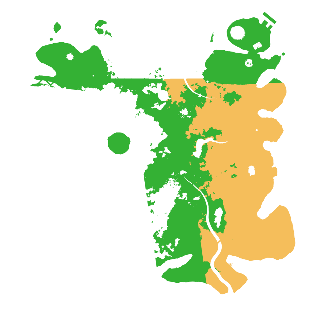 Biome Rust Map: Procedural Map, Size: 4000, Seed: 713671