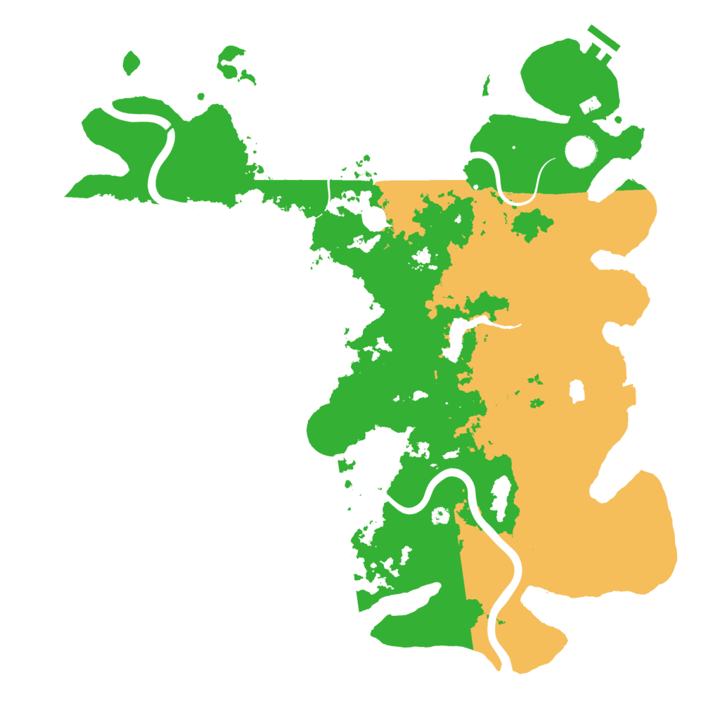 Biome Rust Map: Procedural Map, Size: 4000, Seed: 713671
