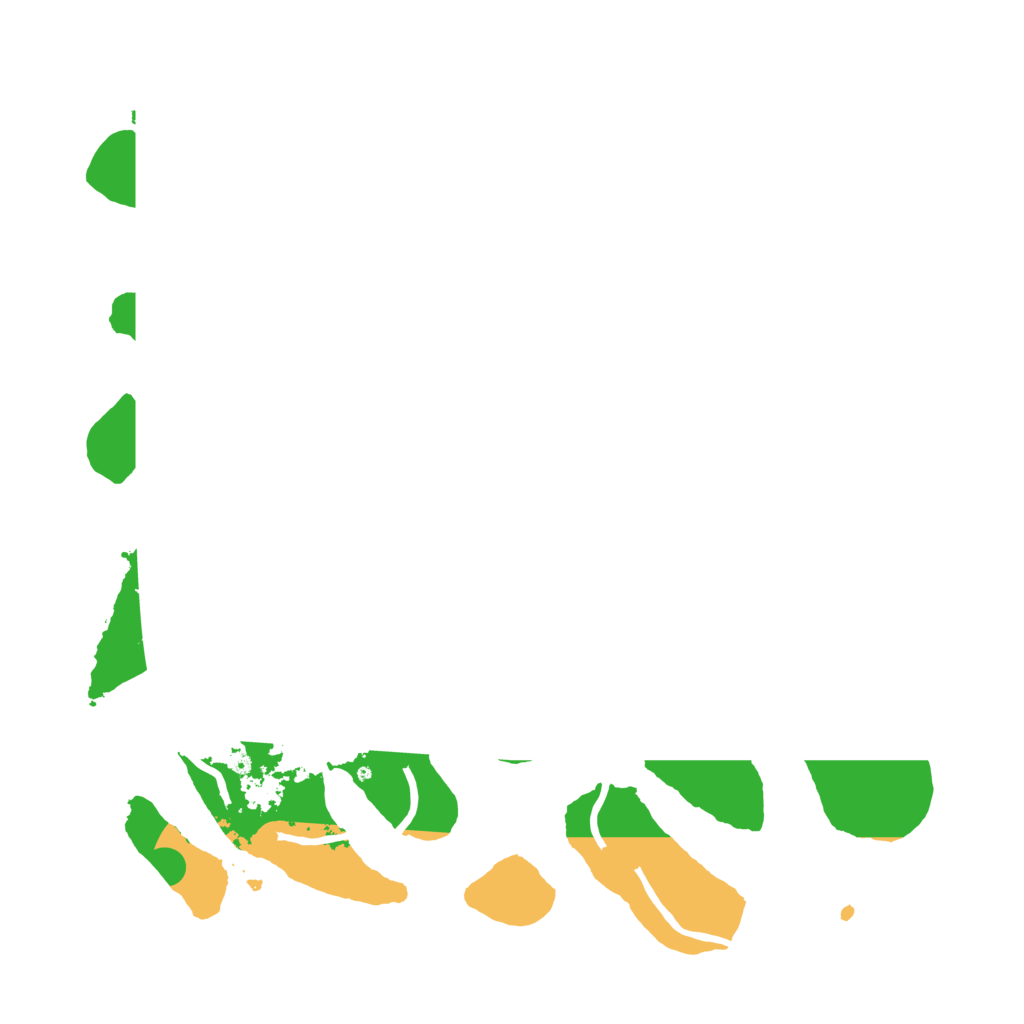 Biome Rust Map: Procedural Map, Size: 3550, Seed: 349680