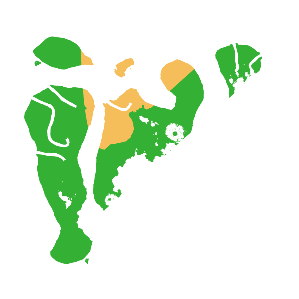 Biome Rust Map: Procedural Map, Size: 2500, Seed: 20