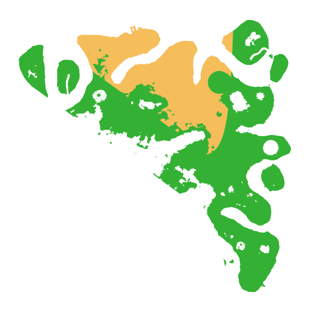 Biome Rust Map: Procedural Map, Size: 3700, Seed: 1020482408