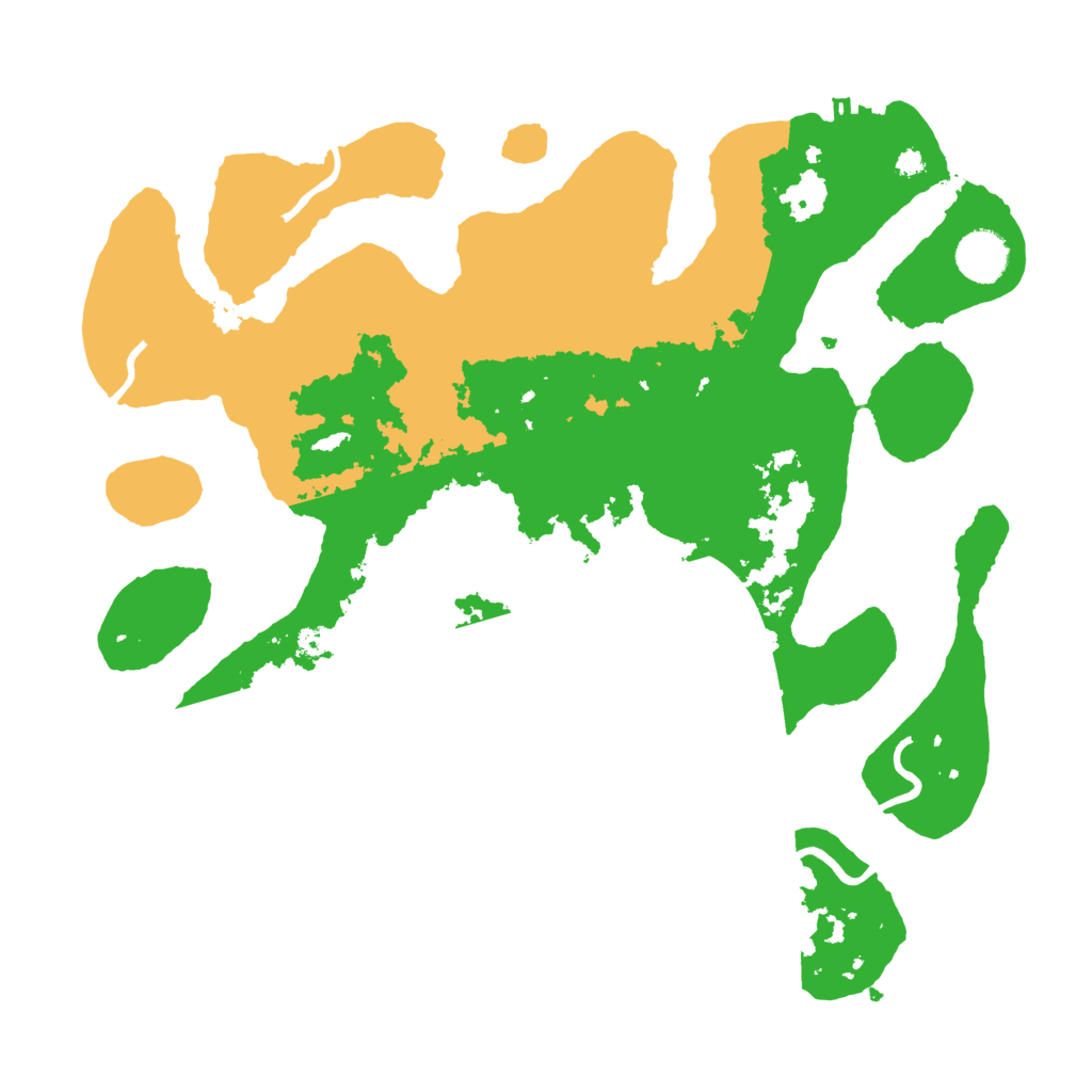 Biome Rust Map: Procedural Map, Size: 3700, Seed: 1413298622