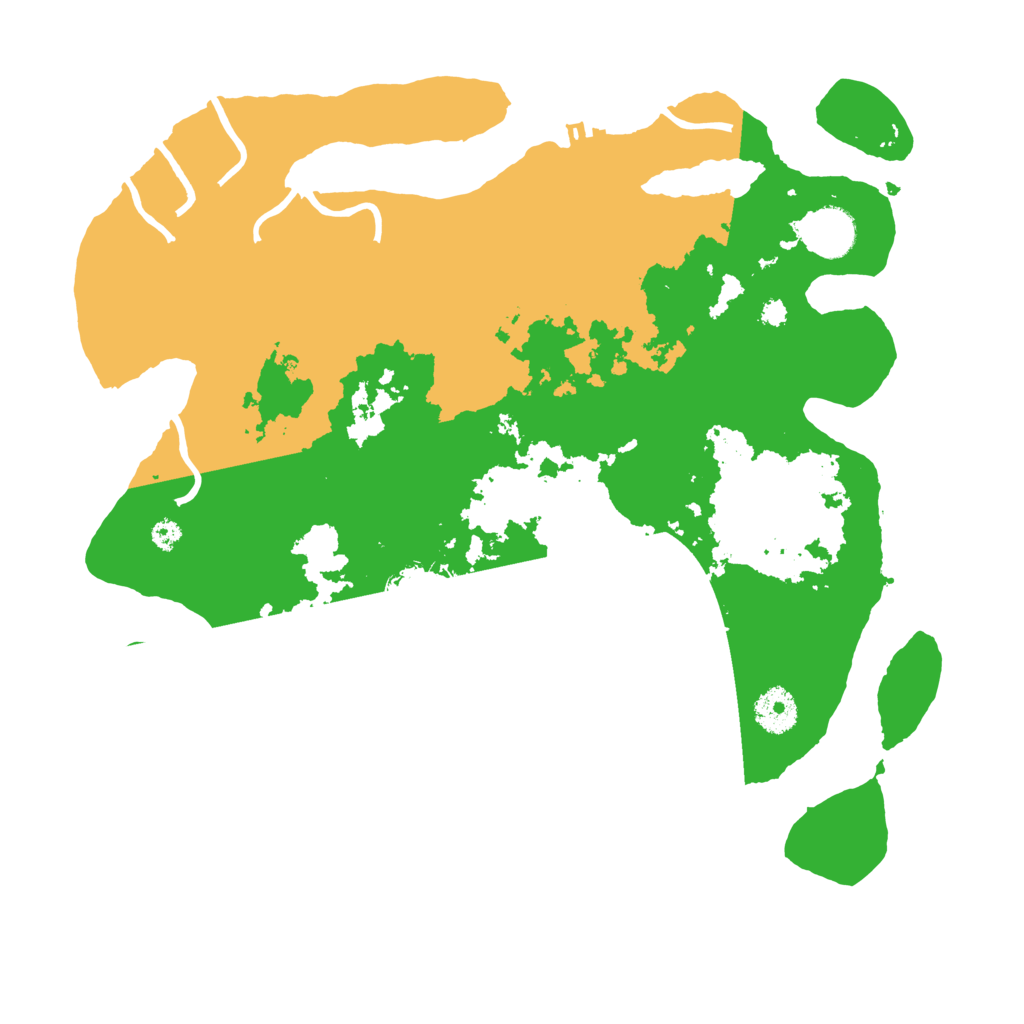 Biome Rust Map: Procedural Map, Size: 3550, Seed: 171859