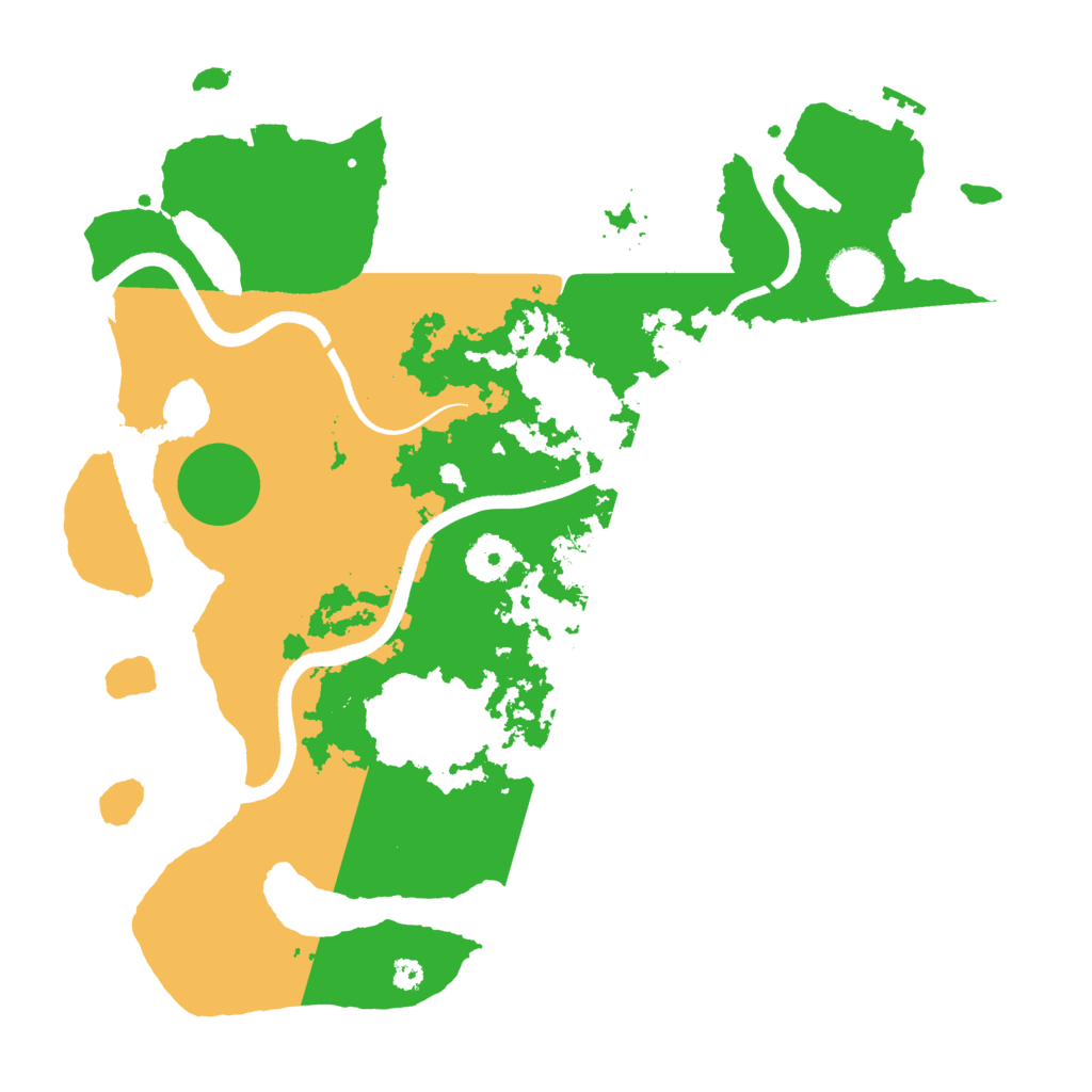 Biome Rust Map: Procedural Map, Size: 3500, Seed: 3500