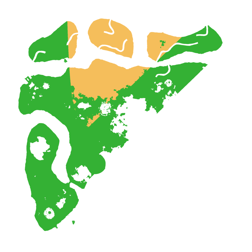 Biome Rust Map: Procedural Map, Size: 3550, Seed: 176281