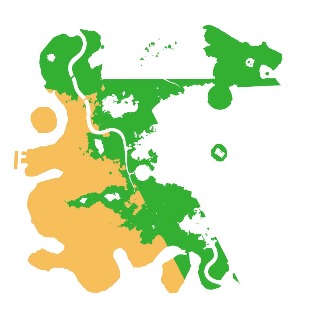 Biome Rust Map: Procedural Map, Size: 3550, Seed: 108533