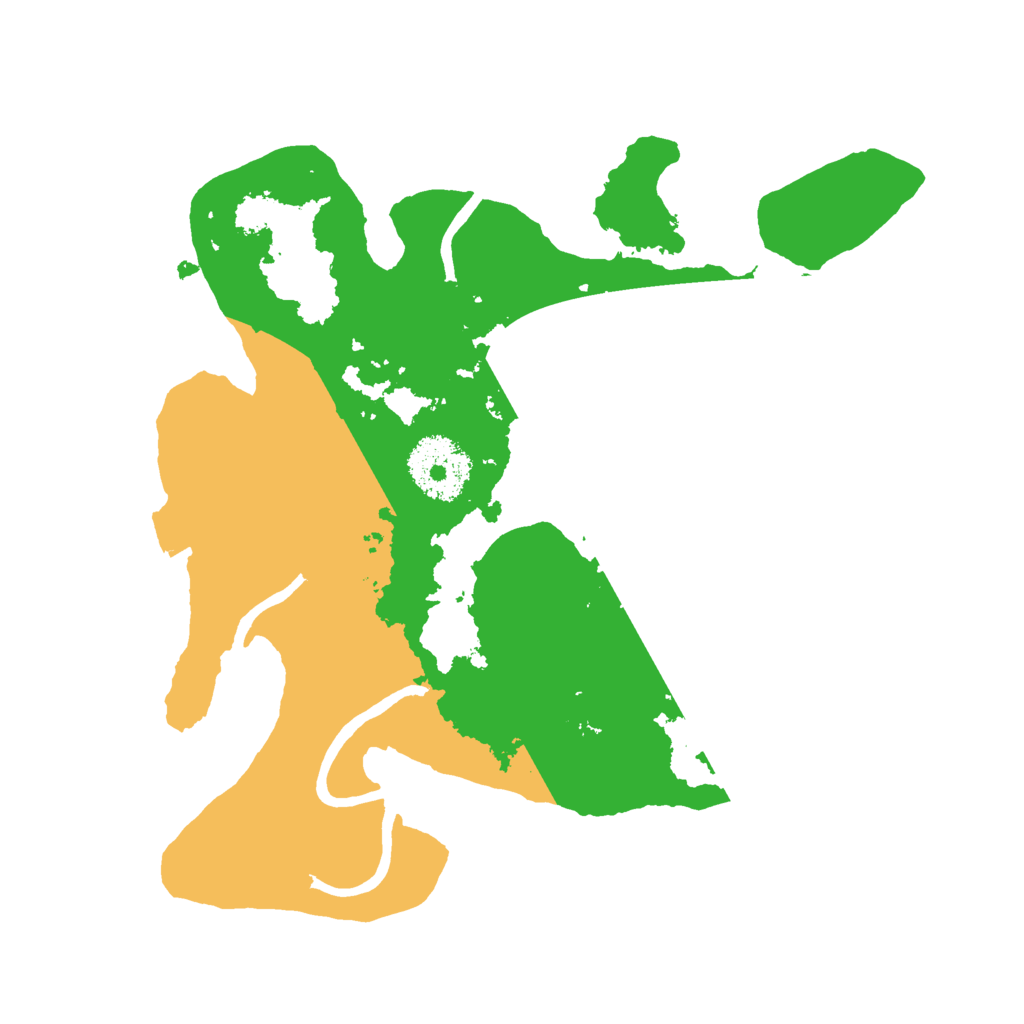 Biome Rust Map: Procedural Map, Size: 2500, Seed: 318347560