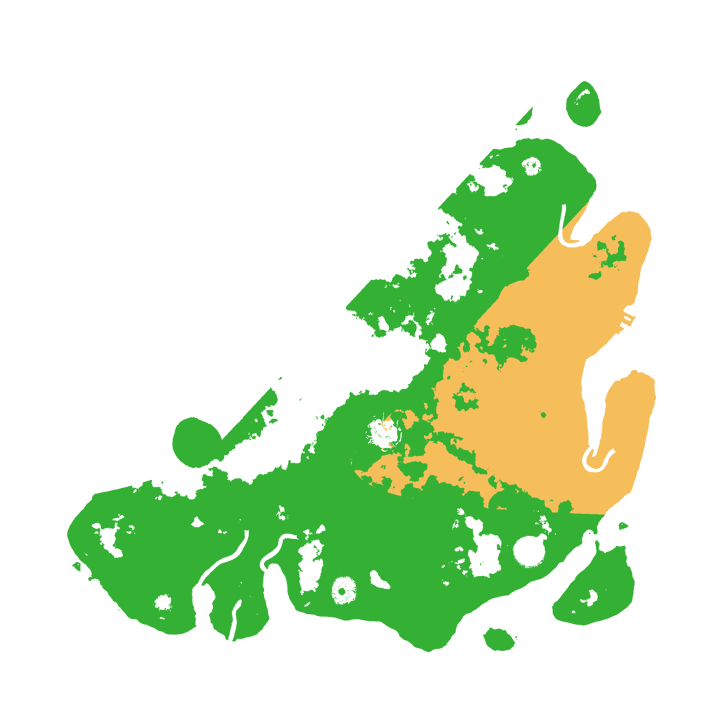Biome Rust Map: Procedural Map, Size: 4000, Seed: 608409