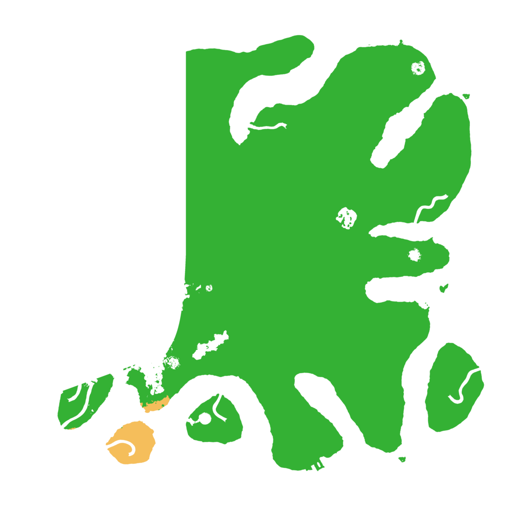 Biome Rust Map: Procedural Map, Size: 3800, Seed: 2345