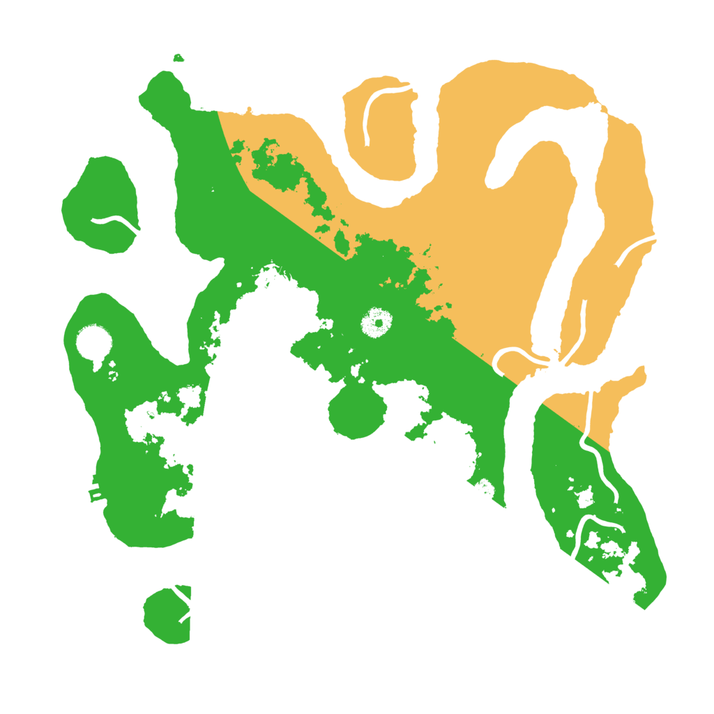 Biome Rust Map: Procedural Map, Size: 3600, Seed: 1726156164