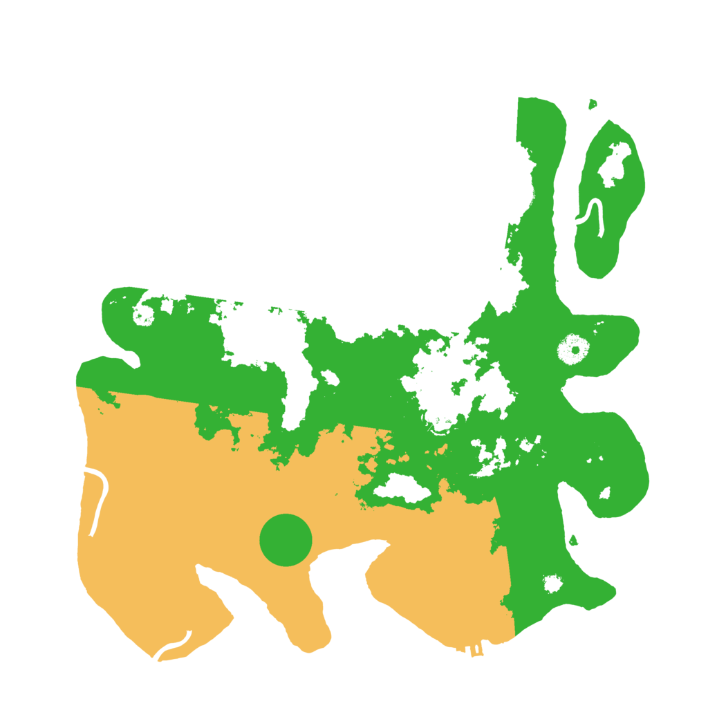 Biome Rust Map: Procedural Map, Size: 3550, Seed: 485563