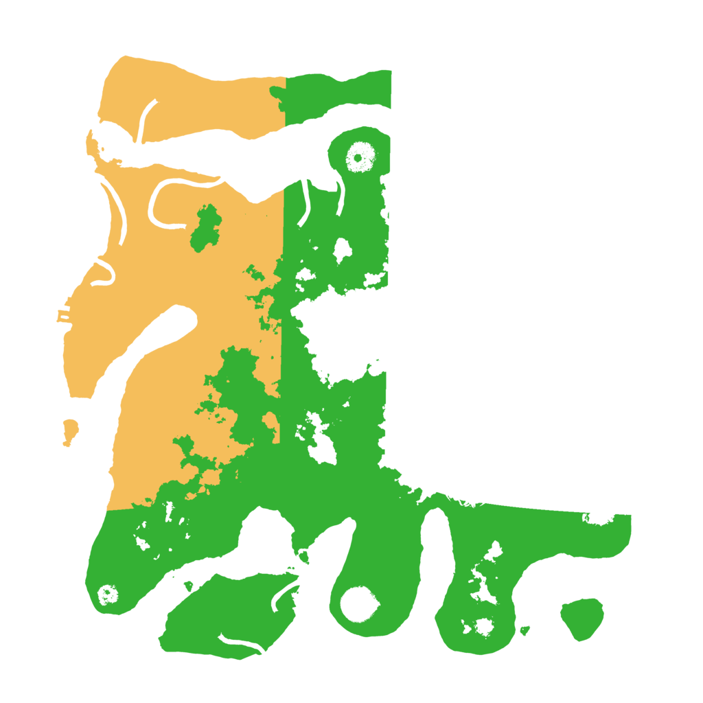 Biome Rust Map: Procedural Map, Size: 3550, Seed: 304479