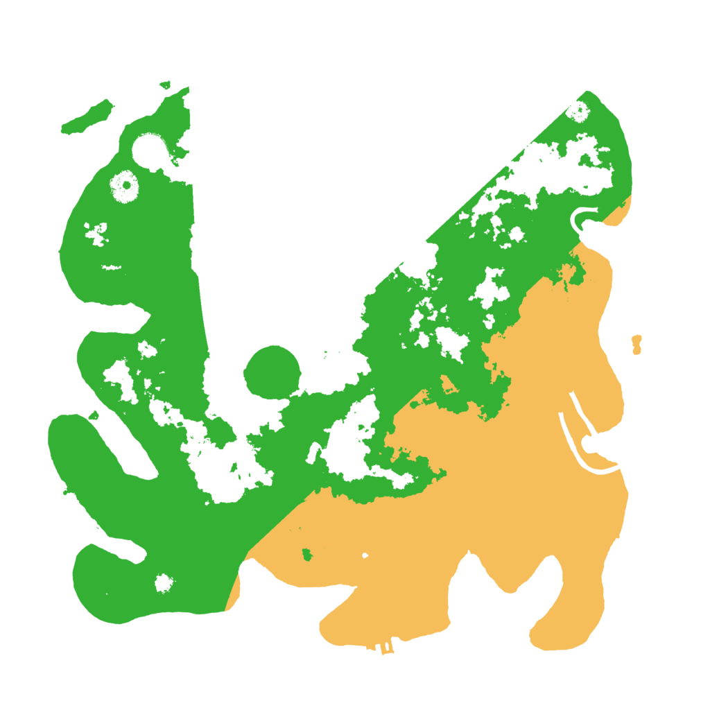 Biome Rust Map: Procedural Map, Size: 3550, Seed: 270061