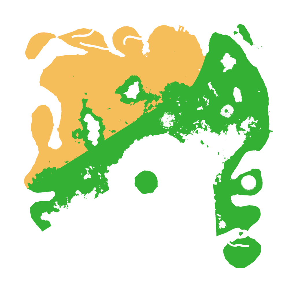 Biome Rust Map: Procedural Map, Size: 3550, Seed: 966148