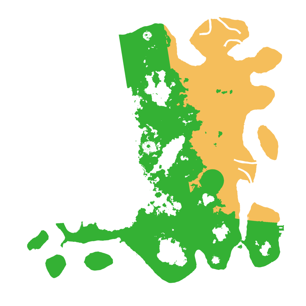 Biome Rust Map: Procedural Map, Size: 3550, Seed: 570645