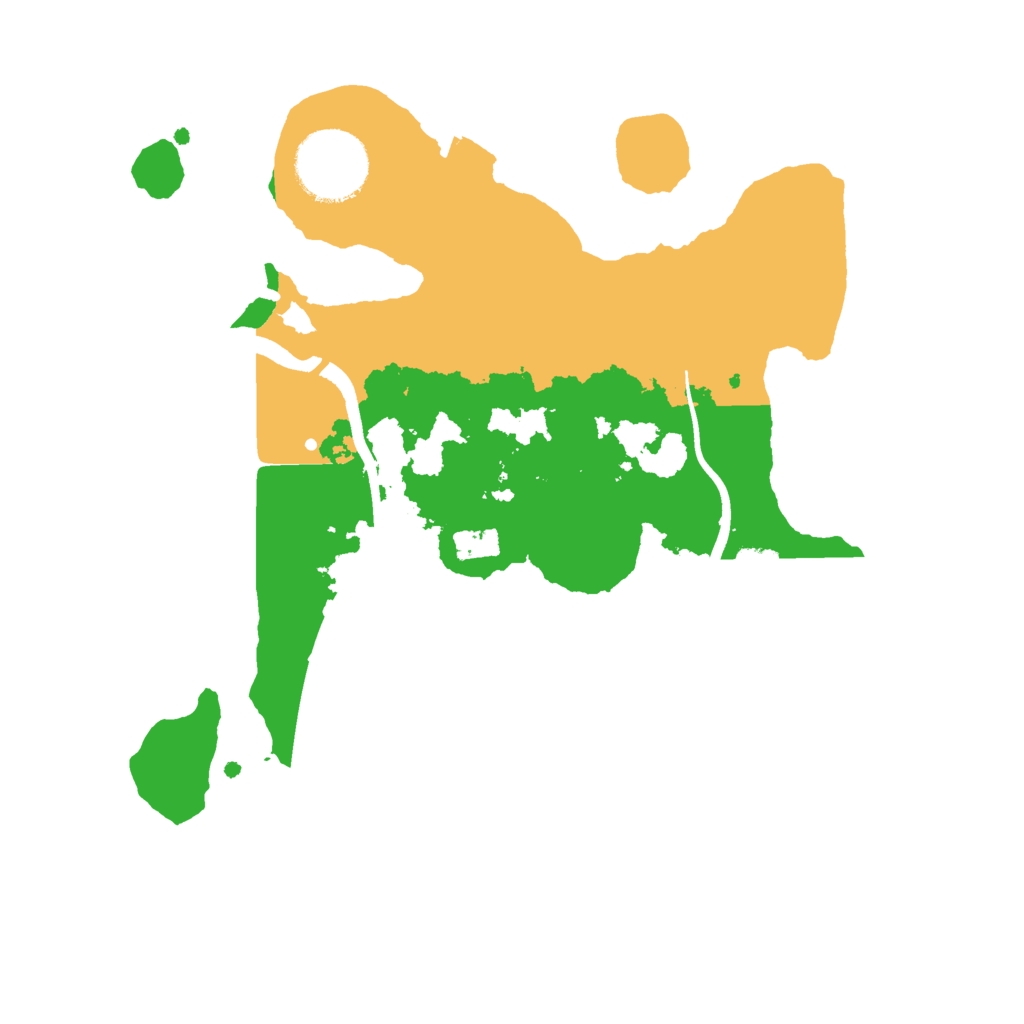 Biome Rust Map: Procedural Map, Size: 2500, Seed: 26339024