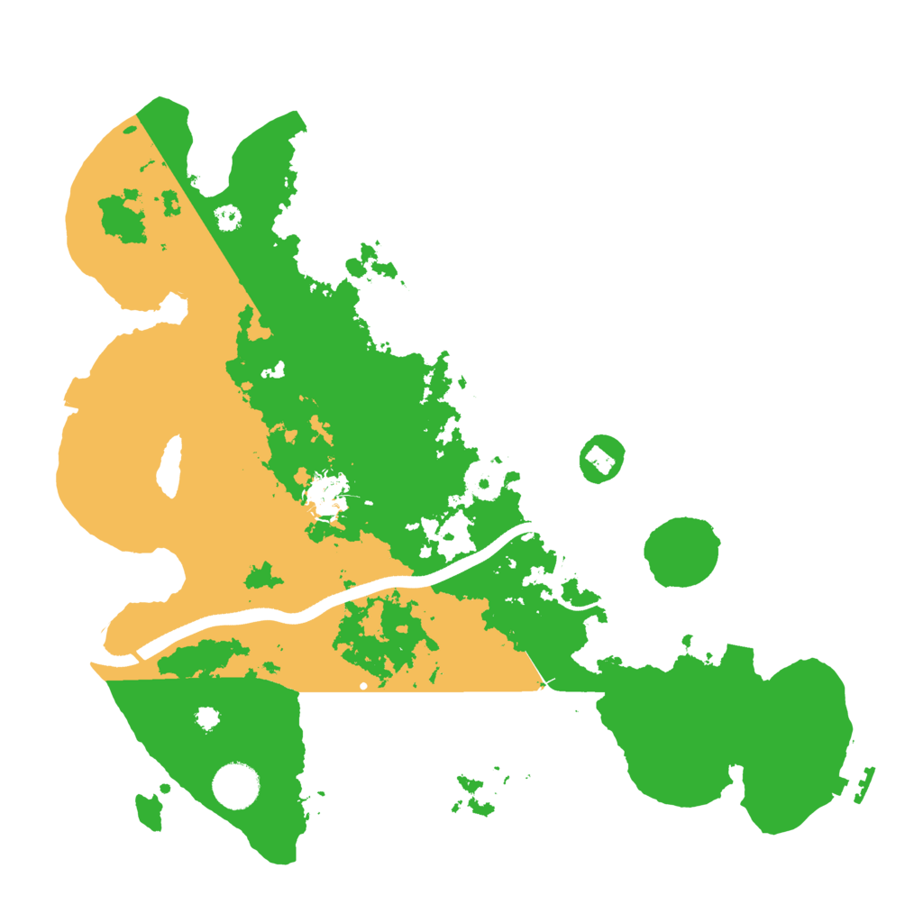 Biome Rust Map: Procedural Map, Size: 3550, Seed: 286688