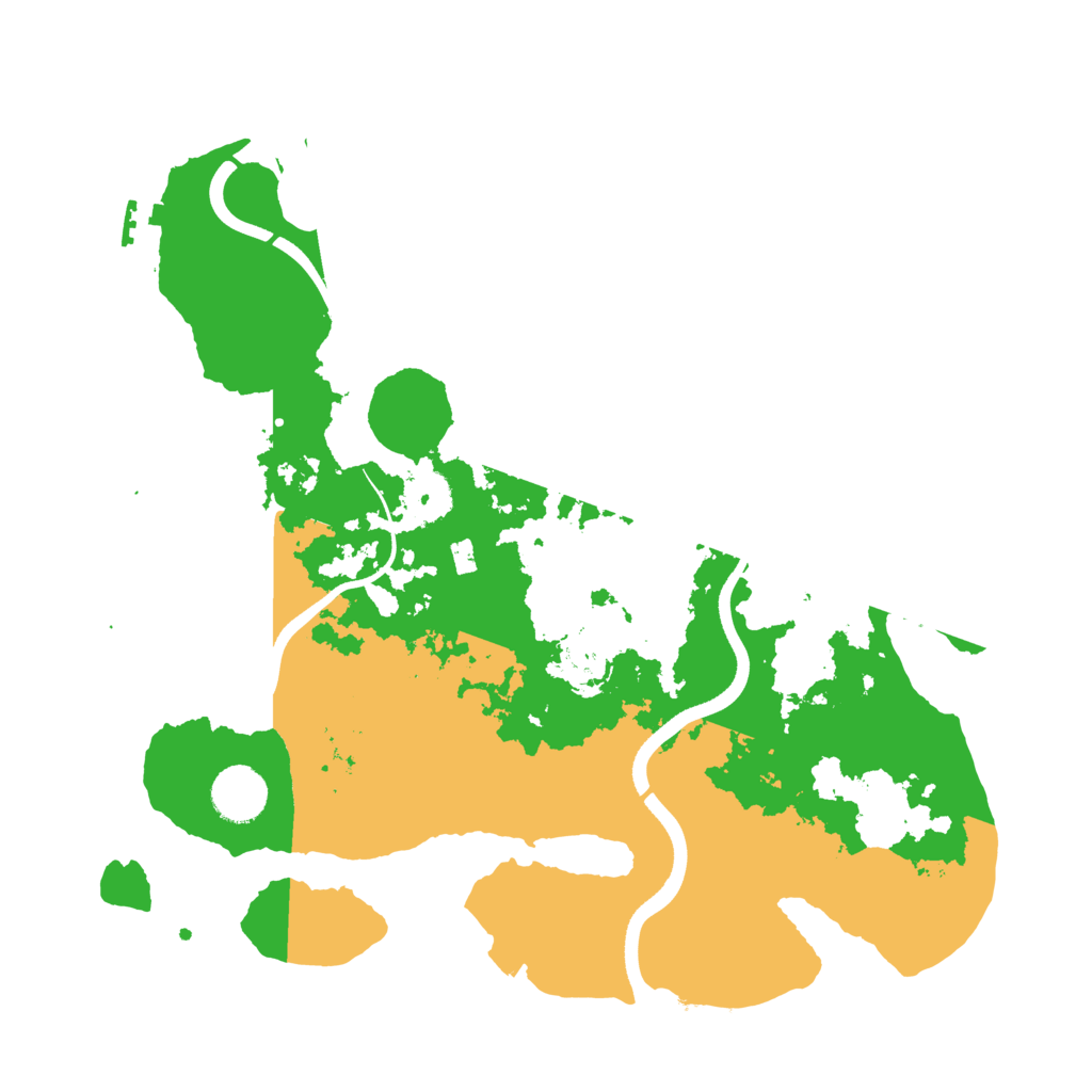 Biome Rust Map: Procedural Map, Size: 3550, Seed: 172953