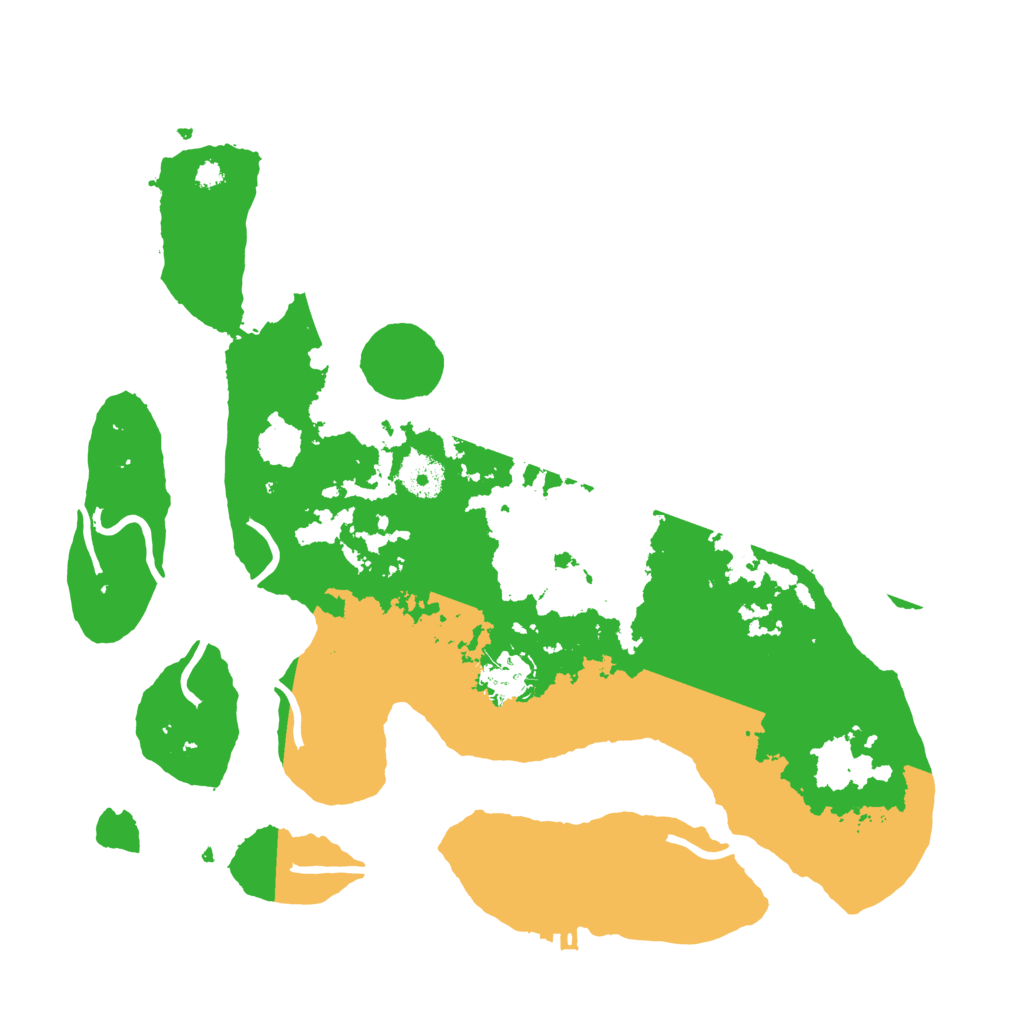 Biome Rust Map: Procedural Map, Size: 3550, Seed: 172953