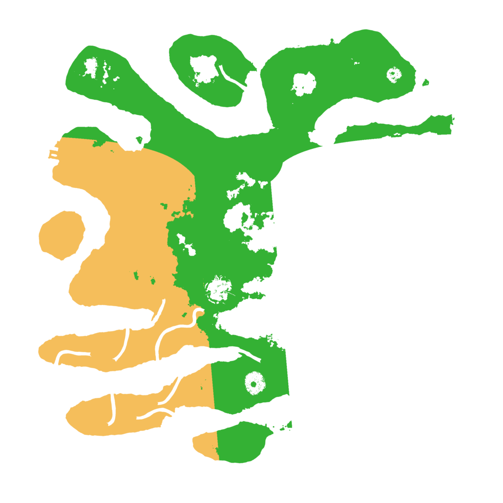 Biome Rust Map: Procedural Map, Size: 3550, Seed: 699919