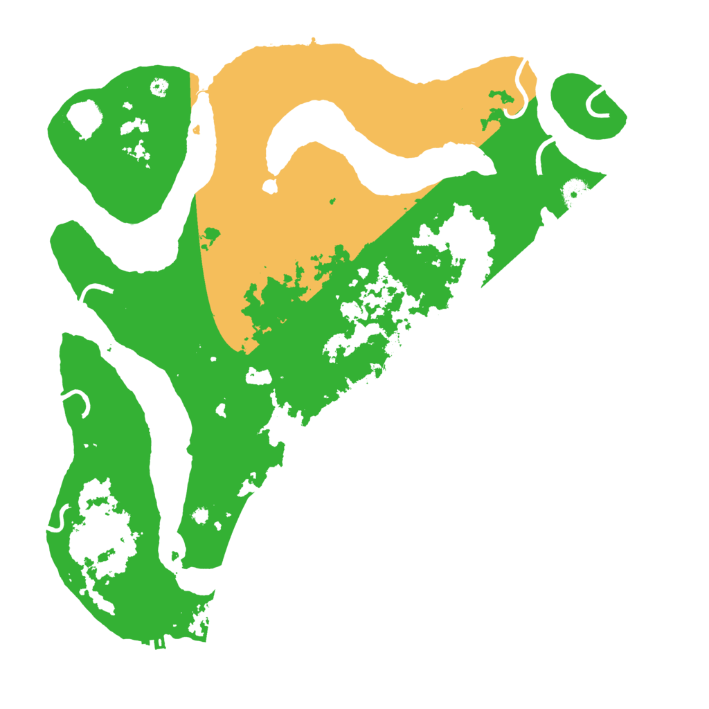 Biome Rust Map: Procedural Map, Size: 4000, Seed: 34155