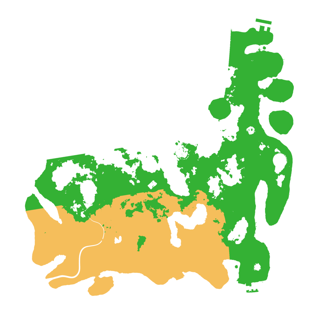 Biome Rust Map: Procedural Map, Size: 4000, Seed: 476582