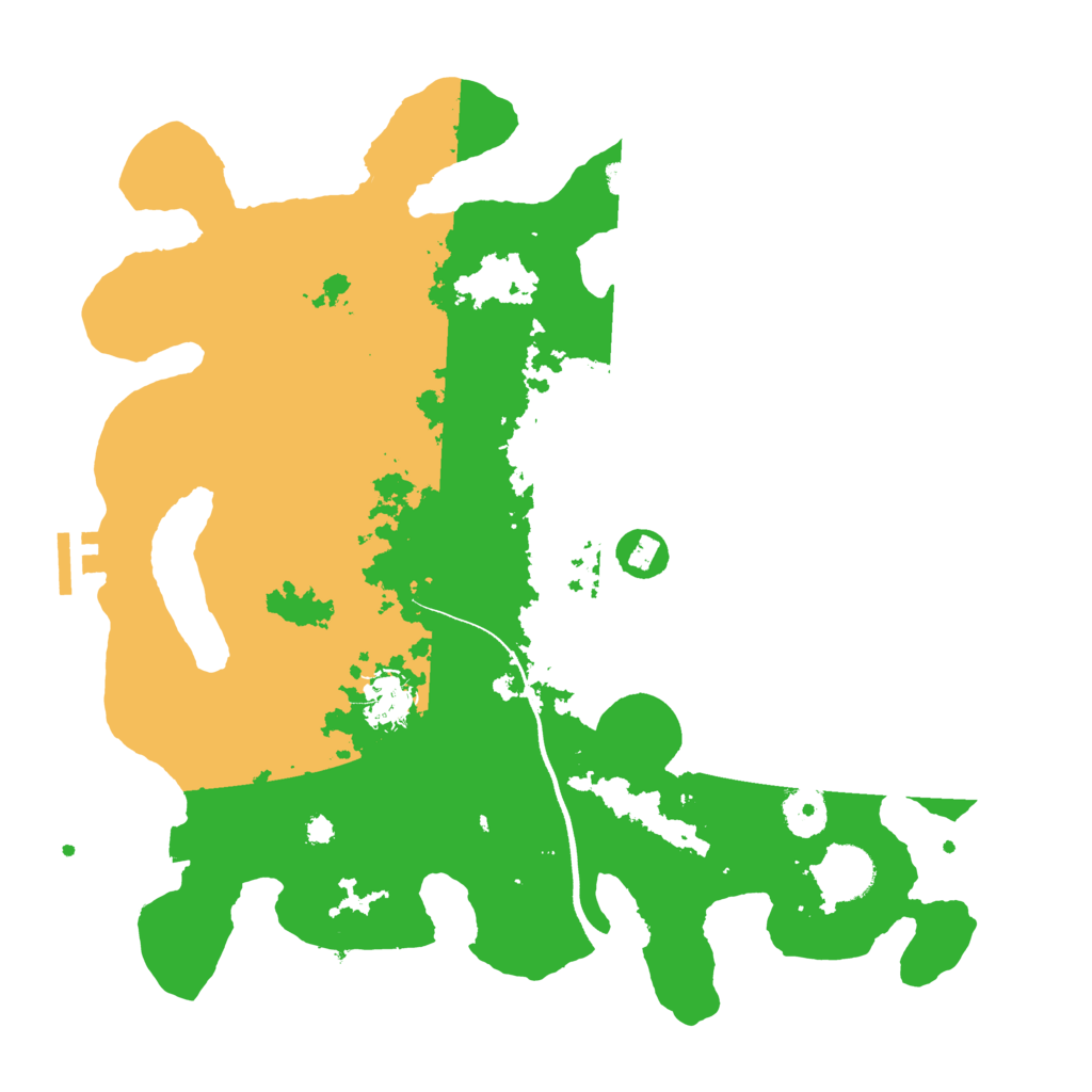 Biome Rust Map: Procedural Map, Size: 3550, Seed: 125866