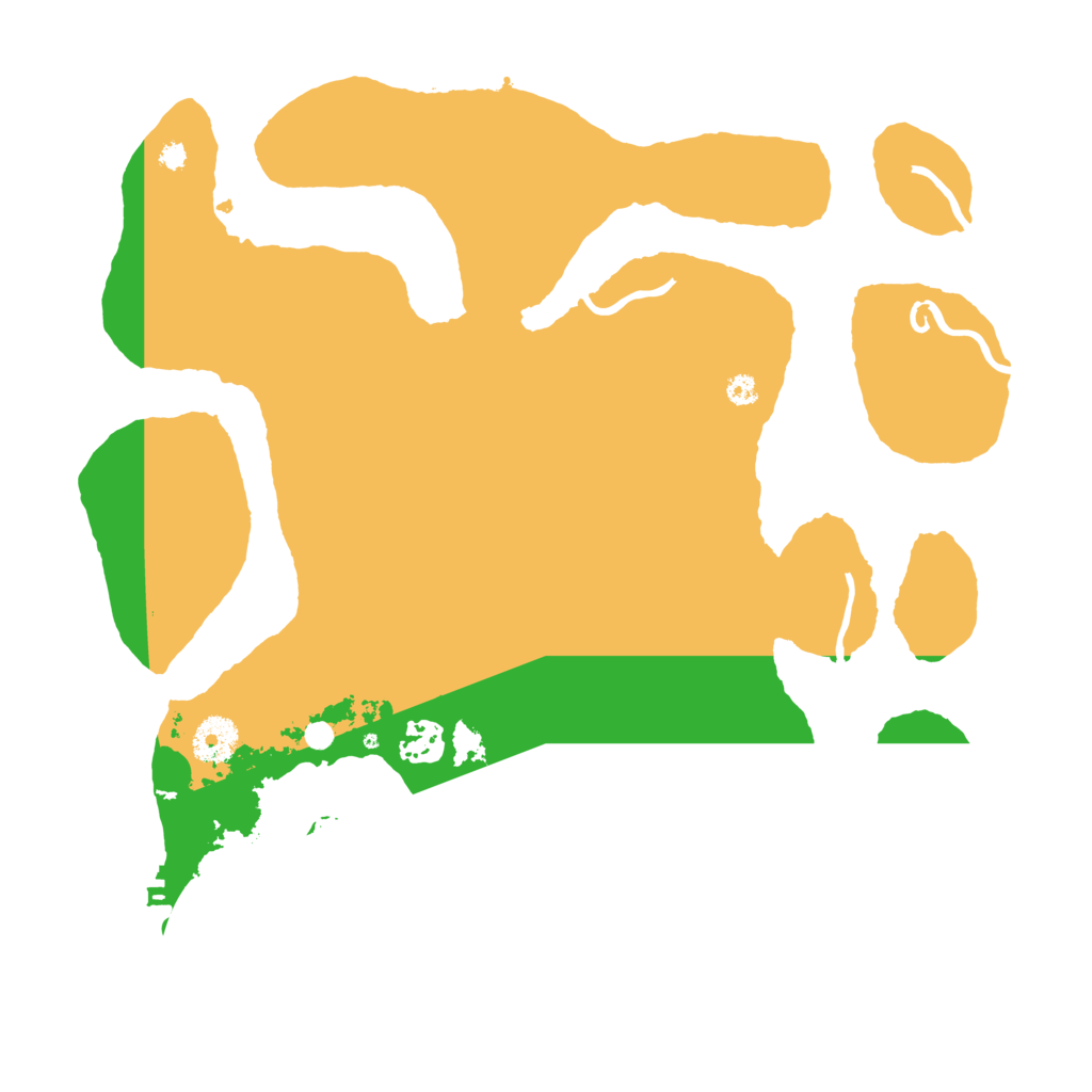 Biome Rust Map: Procedural Map, Size: 3550, Seed: 940601