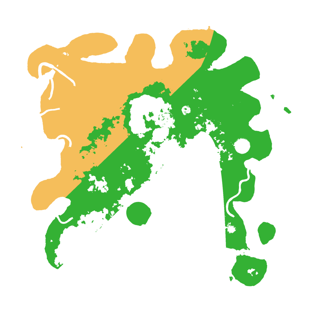 Biome Rust Map: Procedural Map, Size: 3550, Seed: 953617