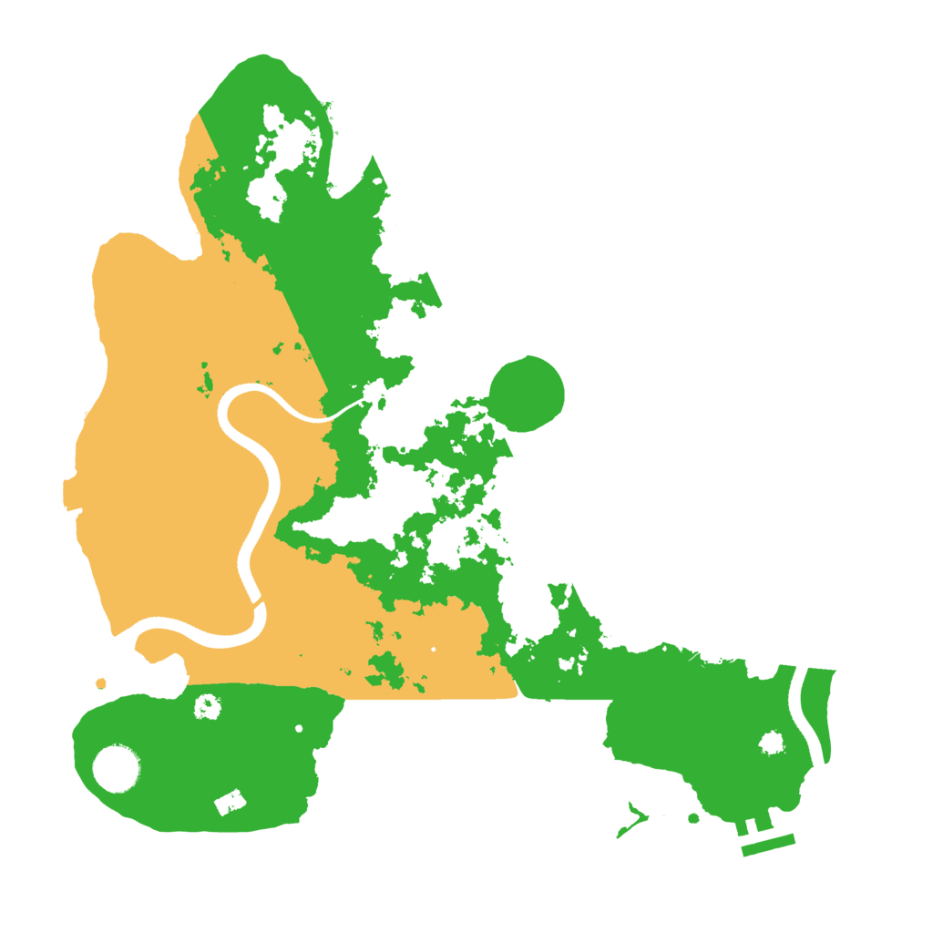 Biome Rust Map: Procedural Map, Size: 3500, Seed: 1907543535
