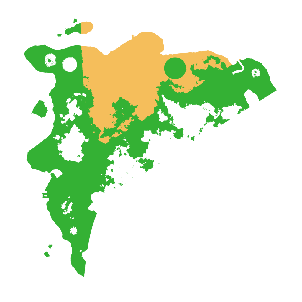 Biome Rust Map: Procedural Map, Size: 3650, Seed: 74547401