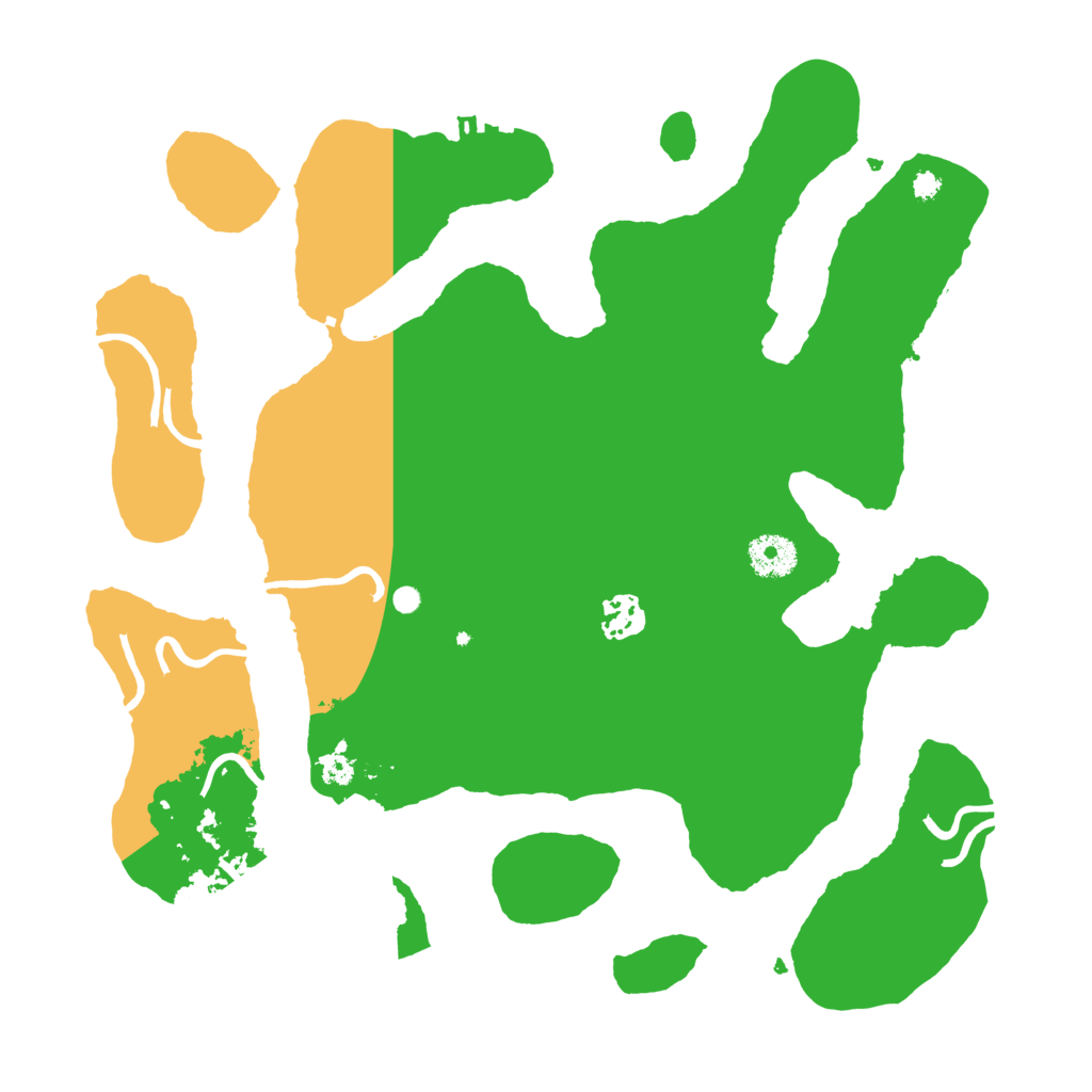 Biome Rust Map: Procedural Map, Size: 3550, Seed: 795439