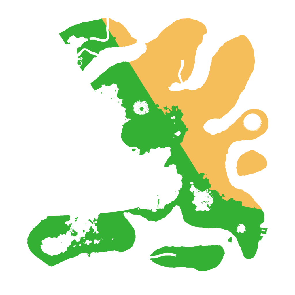 Biome Rust Map: Procedural Map, Size: 3000, Seed: 209