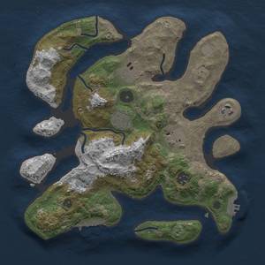 Thumbnail Rust Map: Procedural Map, Size: 3000, Seed: 209, 13 Monuments