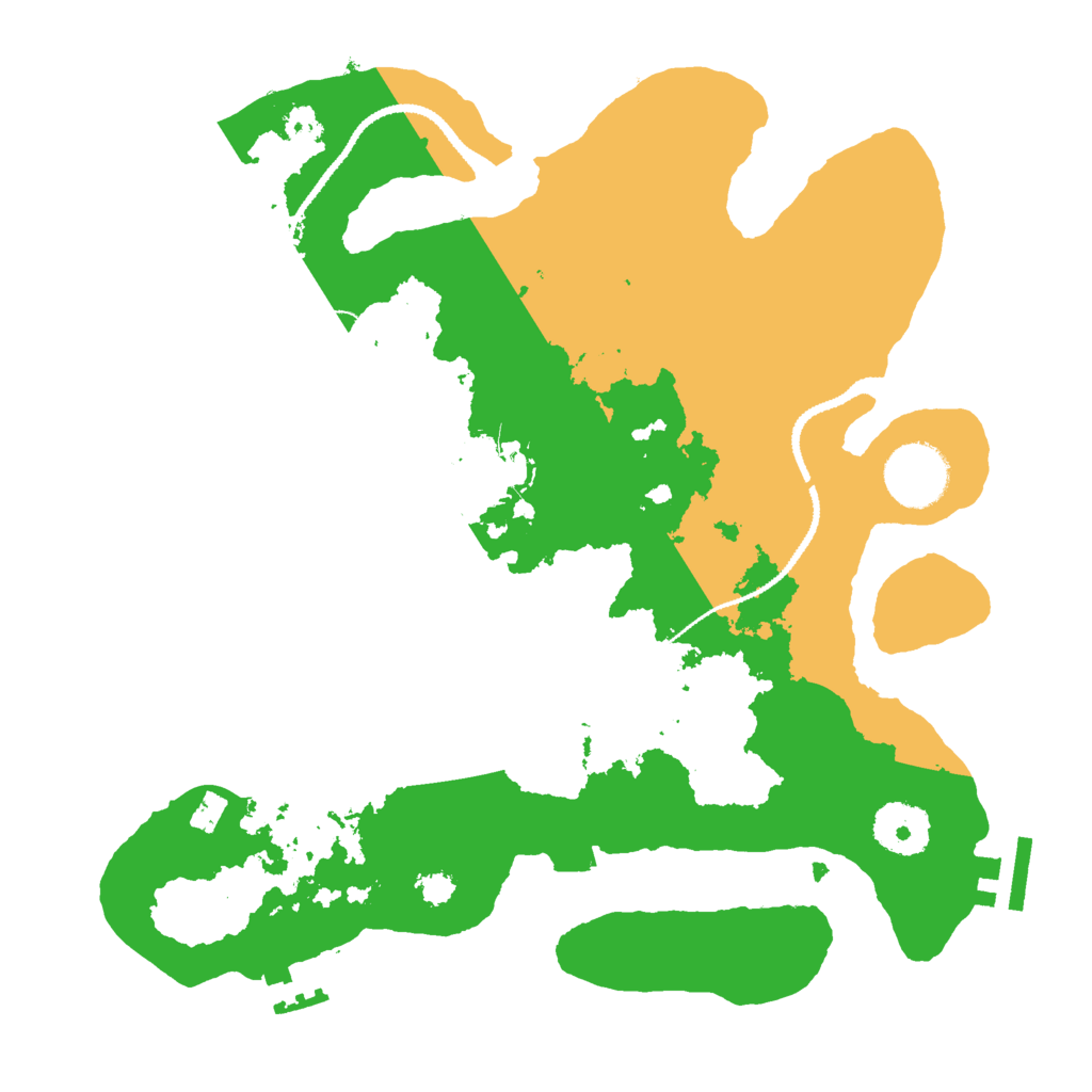 Biome Rust Map: Procedural Map, Size: 3000, Seed: 209