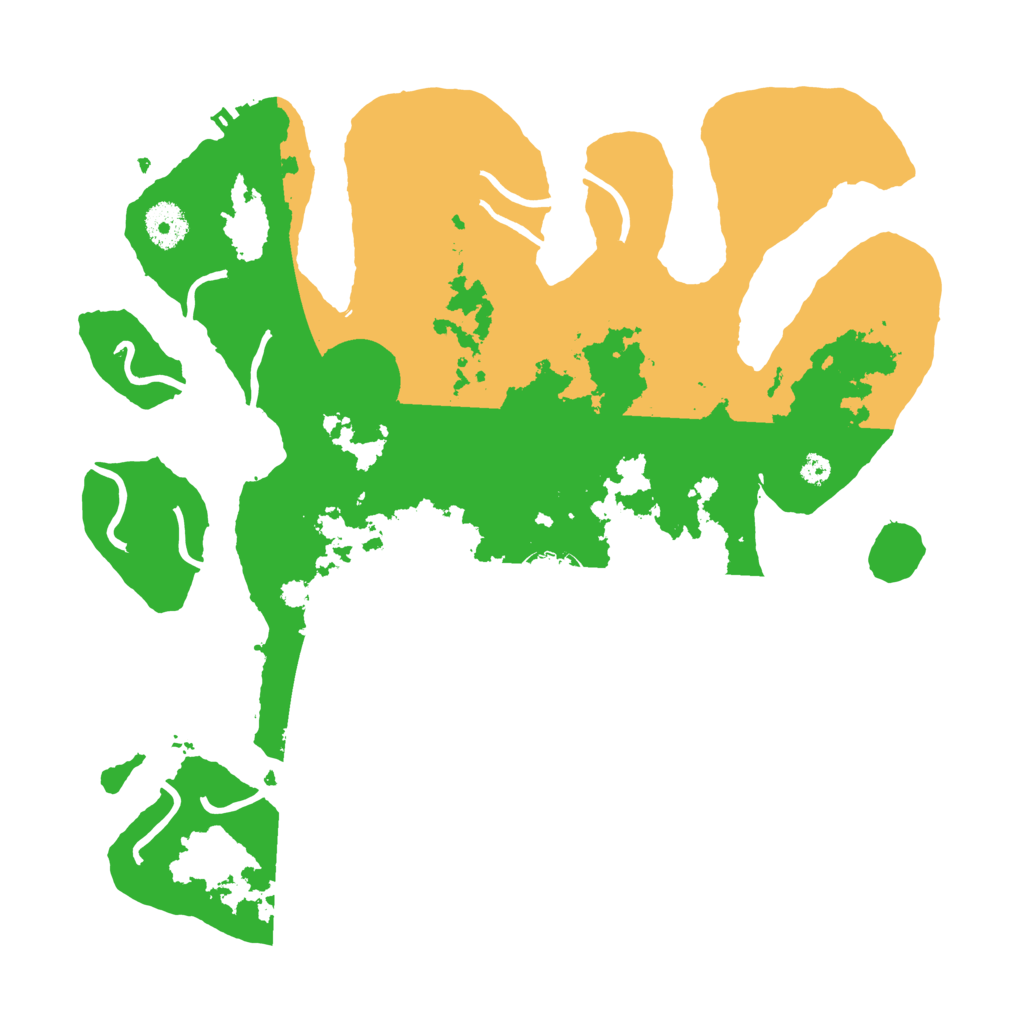 Biome Rust Map: Procedural Map, Size: 3550, Seed: 563220