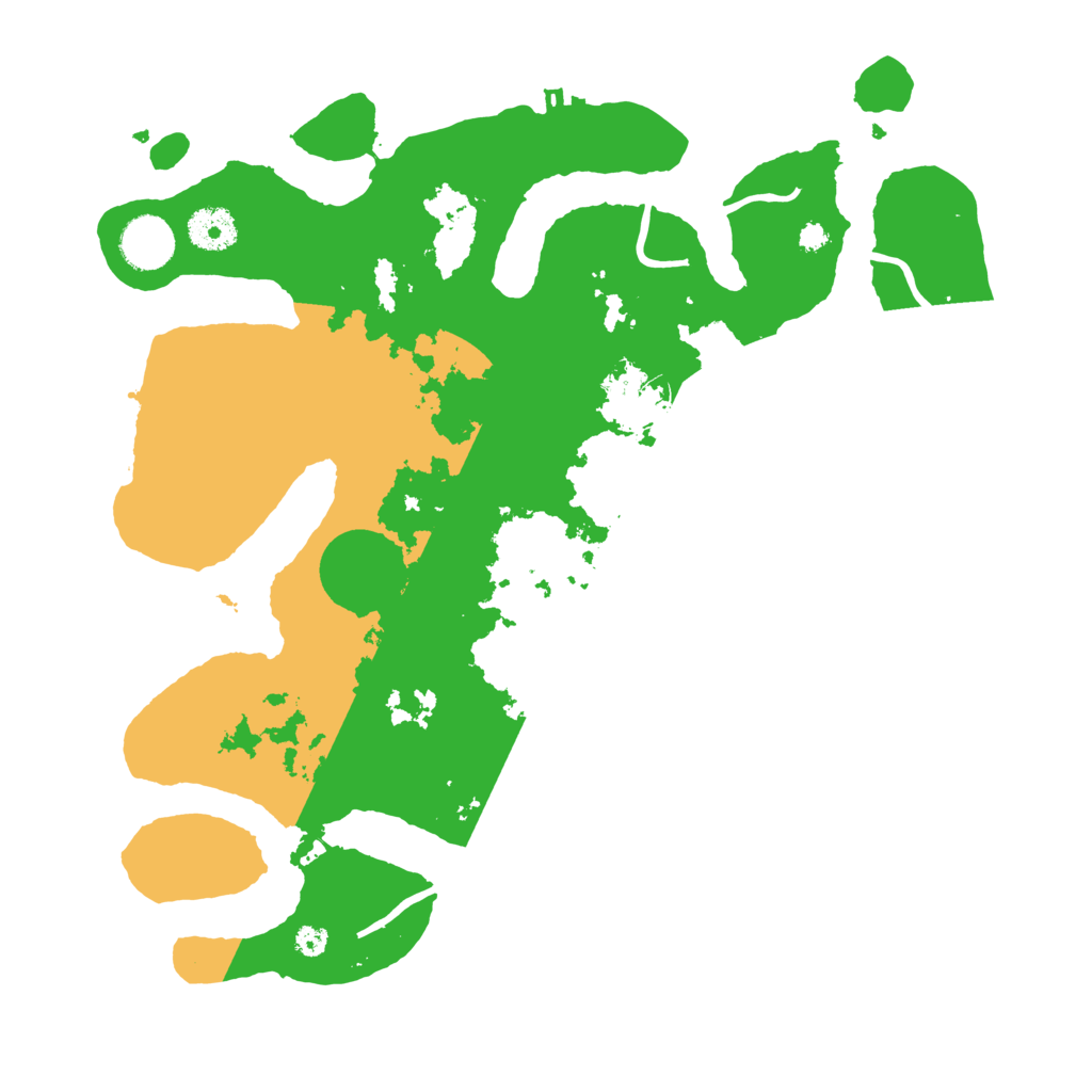 Biome Rust Map: Procedural Map, Size: 3550, Seed: 546822