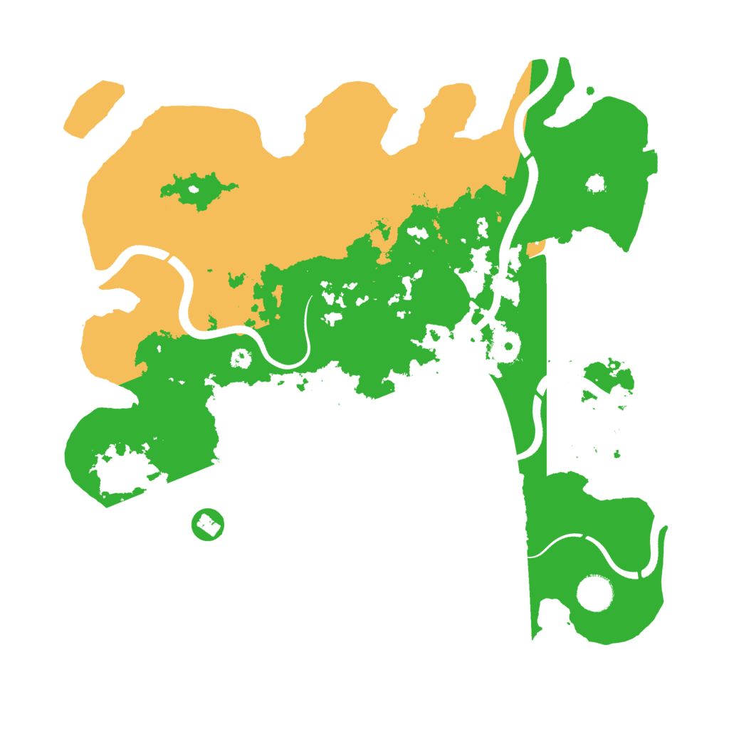 Biome Rust Map: Procedural Map, Size: 3550, Seed: 591721