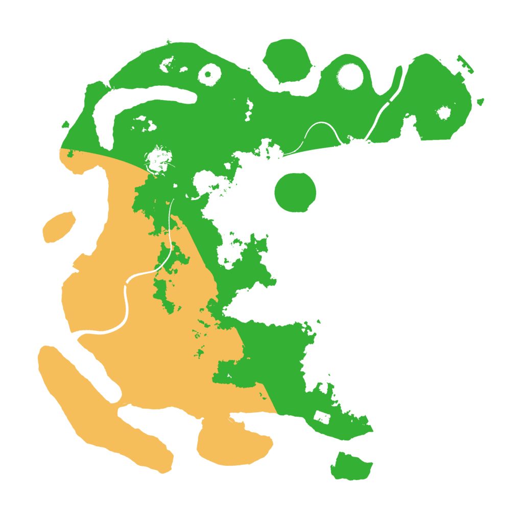 Biome Rust Map: Procedural Map, Size: 3550, Seed: 583157