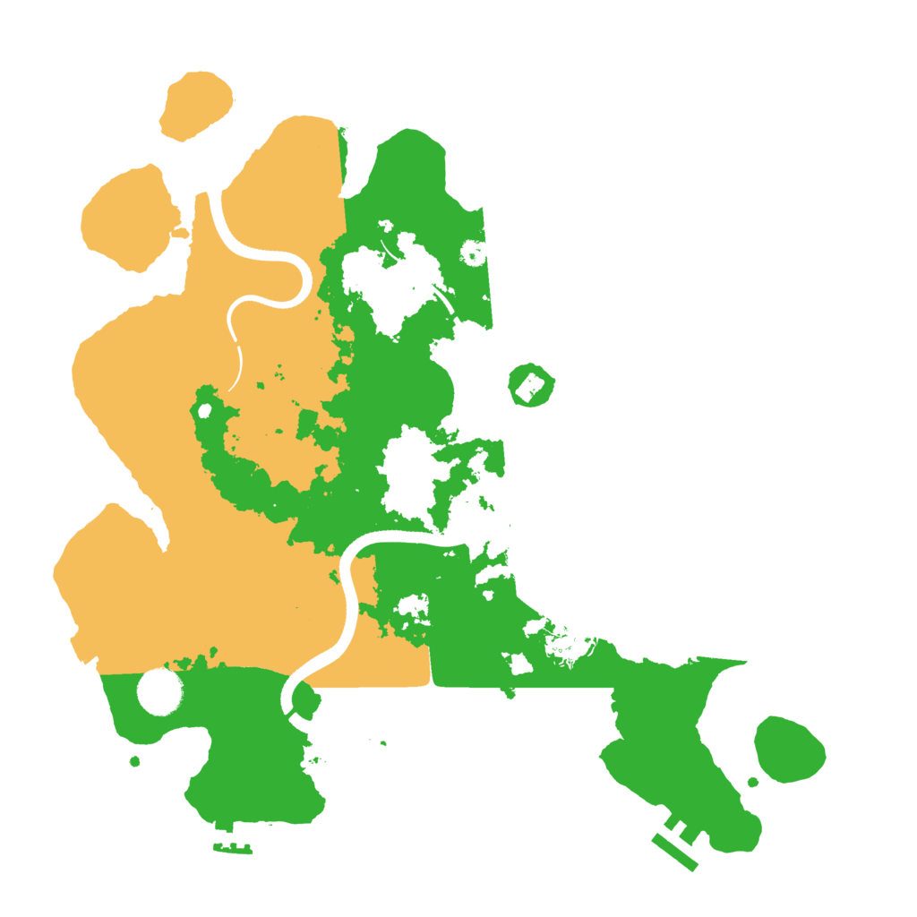 Biome Rust Map: Procedural Map, Size: 3550, Seed: 187484
