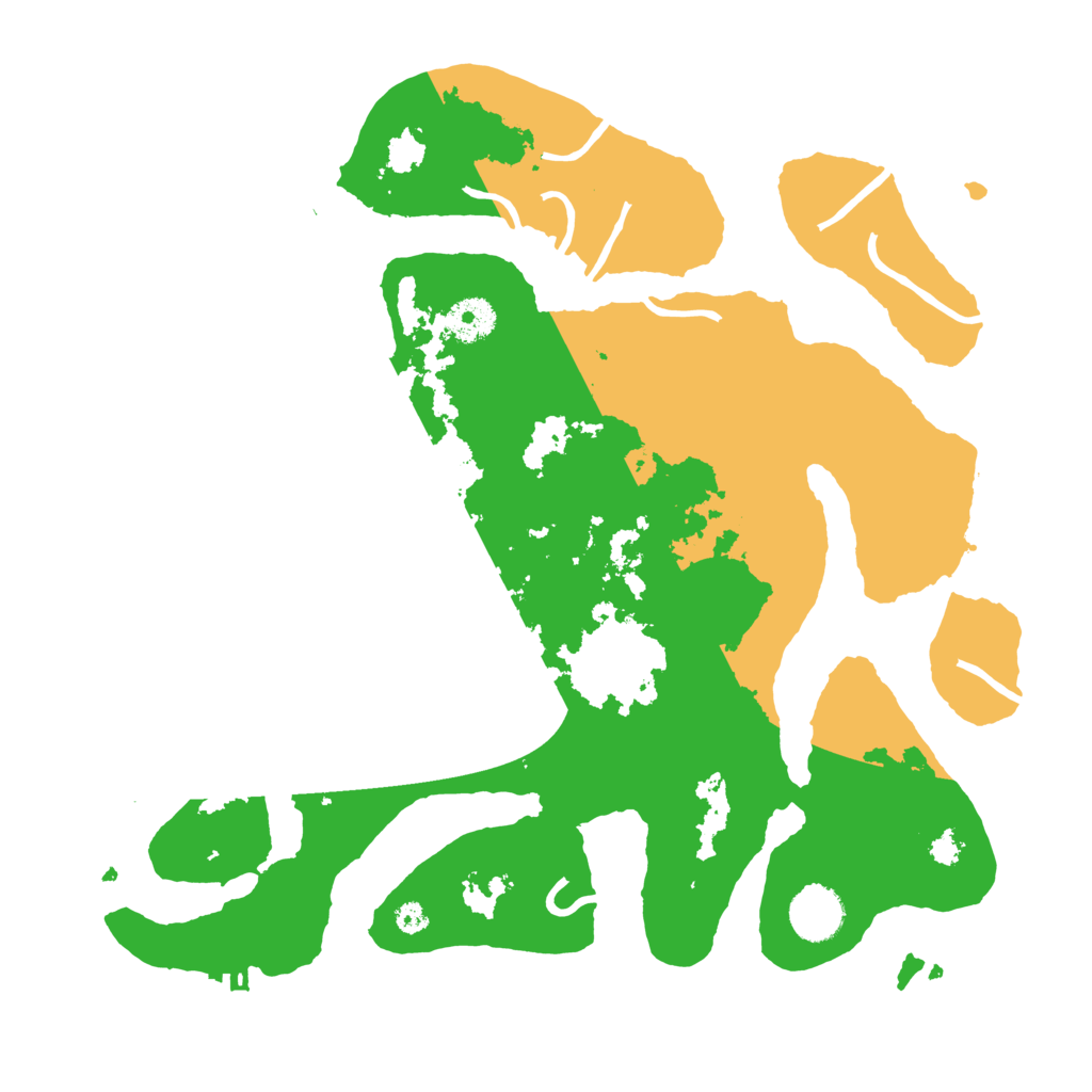 Biome Rust Map: Procedural Map, Size: 3550, Seed: 659408