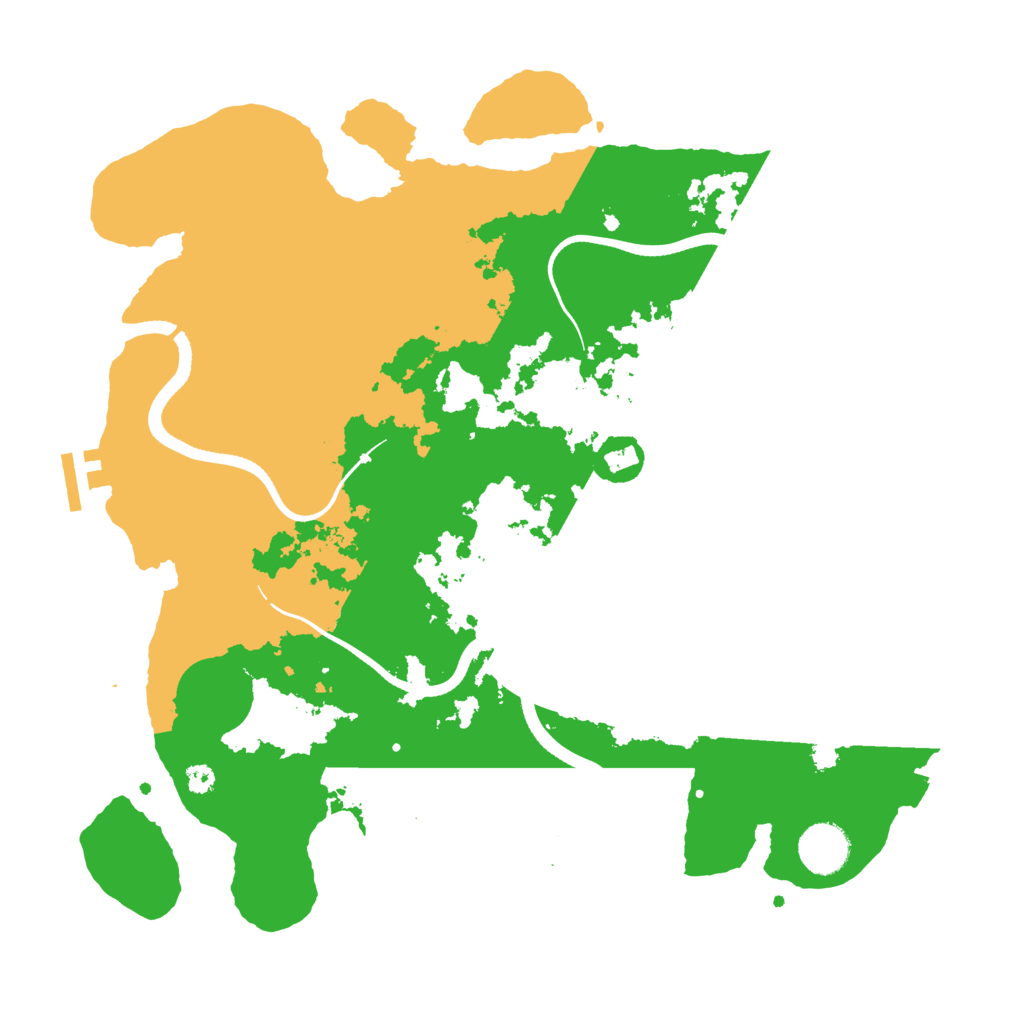 Biome Rust Map: Procedural Map, Size: 3550, Seed: 894368
